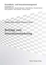 Beiträge zum Innovationsmarketing