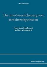 Die Insolvenzsicherung von Arbeitszeitguthaben