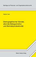 Demographischer Wandel, alternde Belegschaften und Betriebsproduktivität