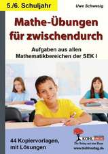 Mathe-Übungen für zwischendurch - 5./6. Schuljahr Aufgaben aus allen Mathematikbereichen der SEK I