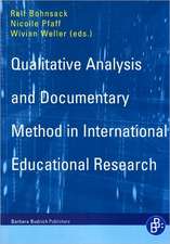 Qualitative Analysis and Documentary Method: In International Educational Research