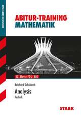 Training Mathematik. Analysis 1. Analysis - Technik