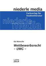 Wettbewerbsrecht - UWG - 2022