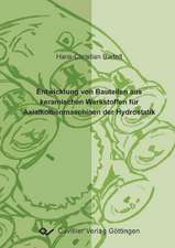 Entwicklung von Bauteilen aus keramischen Werkstoffen für Axialkolbenmaschinen der Hydrostatik