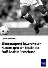 Bilanzierung und Bewertung von Humankapital am Beispiel des Profifußballs in Deutschland