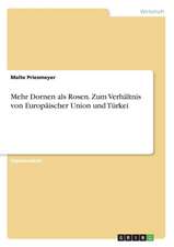 Mehr Dornen als Rosen. Zum Verhältnis von Europäischer Union und Türkei