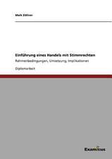 Einführung eines Handels mit Stimmrechten