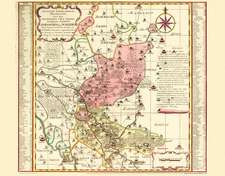 Historische Karte: Ämter Liebenwerda und Schlieben, 1753 (Plano)