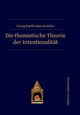 Die thomistische Theorie der Intentionalität