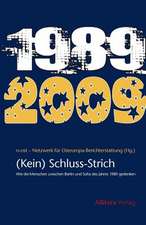 (Kein) Schluss-Strich