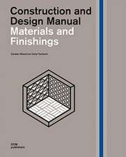 Materials and Finishings