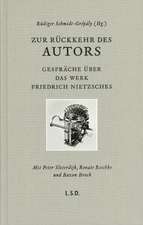 Zur Rückkehr des Autors