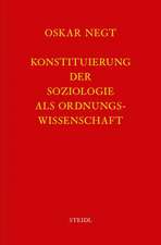 Werkausgabe Bd. 1 / Konstituierung der Soziologie als Ordnungswissenschaft