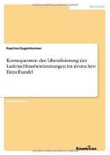 Konsequenzen der Liberalisierung der Ladenschlussbestimmungen im deutschen Einzelhandel