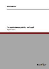 Corporate Responsibility im Trend