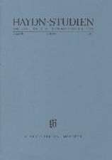 Haydn-Studien. Veröffentlichungen des Joseph Haydn-Instituts Köln. Band VIII, Heft 1, Juni 2000