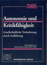 Autonomie und Kritikfähigkeit