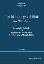 Beschäftigungsstabilität im Wandel?