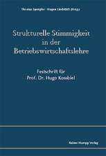 Strukturelle Stimmigkeit in der Betriebswirtschaftslehre