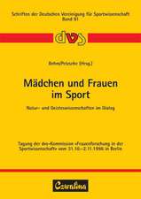 Mädchen und Frauen im Sport - Natur- und Geisteswissenschaften im Dialog