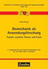 Biomechanik als Anwendungsforschung