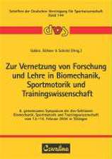 Zur Vernetzung von Forschung und Lehre in Biomechanik, Sportmotorik und Trainingswissenschaft