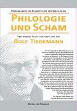 Philologie und Scham