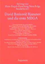 David Borisovic Rjazanov und die erste MEGA