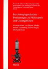 Psychologiegeschichte - Beziehung zu Philosophie und Grenzge