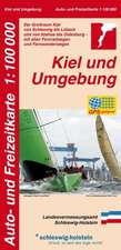 Auto- und Freizeitkarte Kiel und Umgebung 1 : 100 000