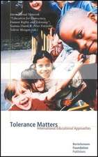 Tolerance Matters: International Educational Approaches