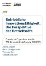 Betriebliche Innovationsfähigkeit: Die Perspektive der Betriebsräte