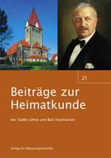 Beiträge zur Heimatkunde der Städte Löhne und Bad Oeynhausen Heft 21