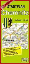 Stadtplan Chemnitz 1 : 20 000