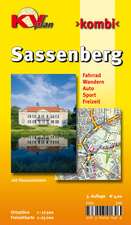 Sassenberg, KVplan, Radkarte/Wanderkarte/Stadtplan, 1:30.000 / 1:12.500