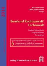 Berufsziel Rechtsanwalt/Fachanwalt