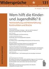 131: Wem hilft die Kinder- und Jugendhilfe? II