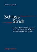 Schluss-Strich