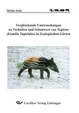 Vergleichende Untersuchungen zu Verhalten und Schauwert von Tapiren (Familie Tapiridae) in Zoologischen Gärten - Comparative Investigations on Behaviour and Public Perception of Tapirs (Family Tapiridae) in Zoological Gardens