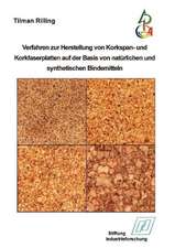 Verfahren zur Herstellung von Korkspan- und Korkfaserplatten auf der Basis von natürlichen und synthetischen Bindemitteln