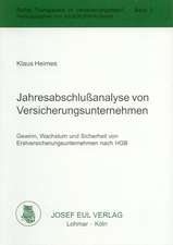 Jahresabschlußanalyse von Versicherungsunternehmen