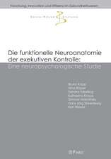 Die funktionelle Neuroanatomie der exekutiven Kontrolle: Eine neuropsychologische Studie