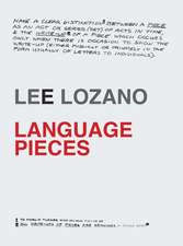 Lee Lozano: Language Pieces