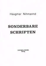 Sonderbare Schriften