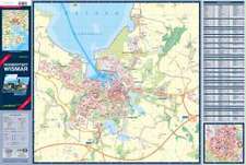 Radfahrer Stadtkarte Hansestadt Wismar