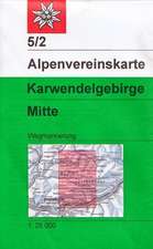 DAV Alpenvereinskarte 05/2 Karwendelgebirge Mitte 1 : 25 000