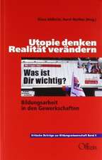 Utopie denken  Realität verändern