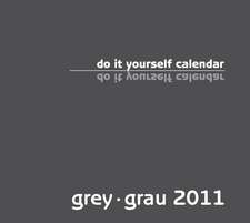 Grey  Grau 2026  Blanko Gross XL Format