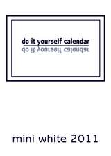 Mini White 2026  Blanko Mini A4 Format