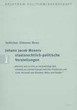 Johann Jacob Mosers staatsrechtlich-politische Vorstellungen